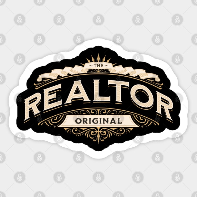 The ReaItor Original Sticker by The Favorita